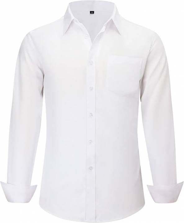 Corporate White Shirt By Uniform Unicorn | Slim Fit Long Sleeve With Pocket Manufacturers, Suppliers, Exporters in Surat